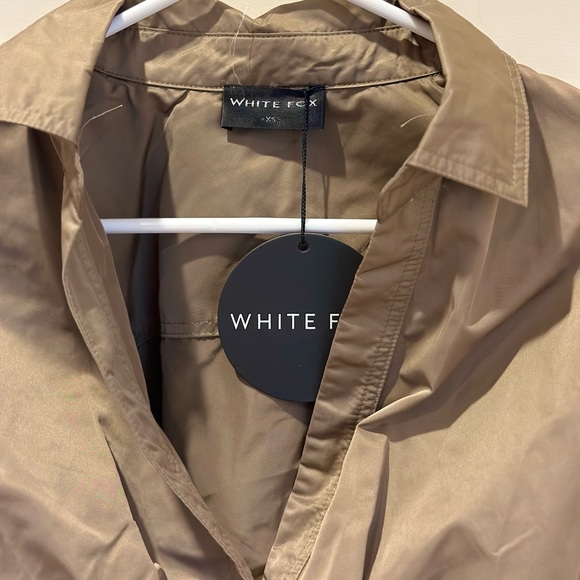 Womens Two Piece Long Sleeve Top & Mini Skirt Set Brown - White Fox, XS NWT - Picture 9 of 10